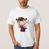Schattige Magic Girl T-shirt (Voorkant)