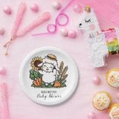 Schattige Magisch Schaap Baby shower Papieren Bordje (Feest)