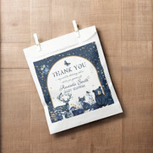 Schattige Magische Bos Nacht Dieren Baby Shower