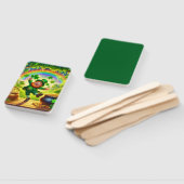 Schattige, magische Leprechaun St. Patrick's Day Handwaaier (Niet-gemonteerd)