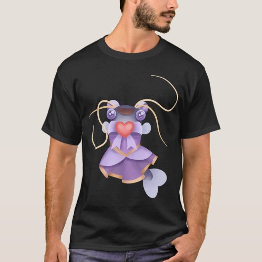 Schattige Magische Meerval T-shirt (Voorkant)