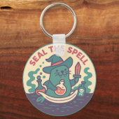 Schattige Magische Zegel Potion Sleutelhanger (Achterkant)