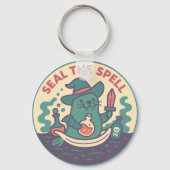 Schattige Magische Zegel Potion Sleutelhanger (Achterkant)
