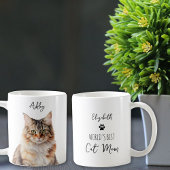 Schattige Maine Coon Cat Custom Beste Mam / Pap Koffiemok
