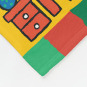 Schattige Maisy in Red Overalls Fleece Deken (Hoek)