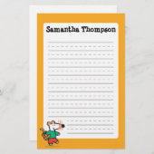 Schattige maisy-liefhebbers om te lezen briefpapier (Voorkant / Achterkant)