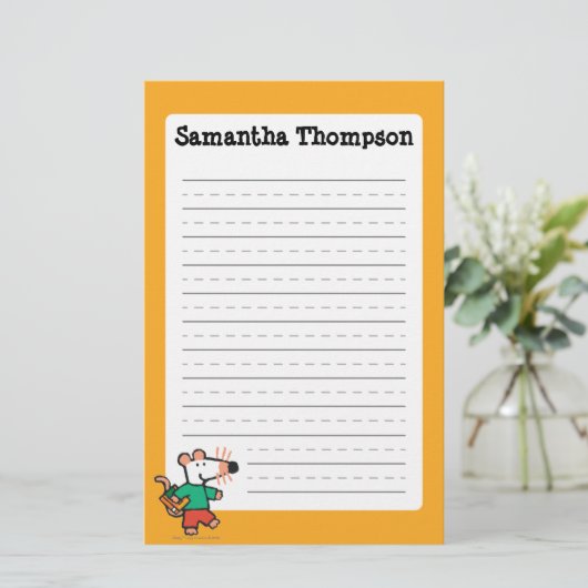 Schattige maisy-liefhebbers om te lezen briefpapier (Staand voorkant)