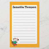 Schattige maisy-liefhebbers om te lezen briefpapier (Voorkant)