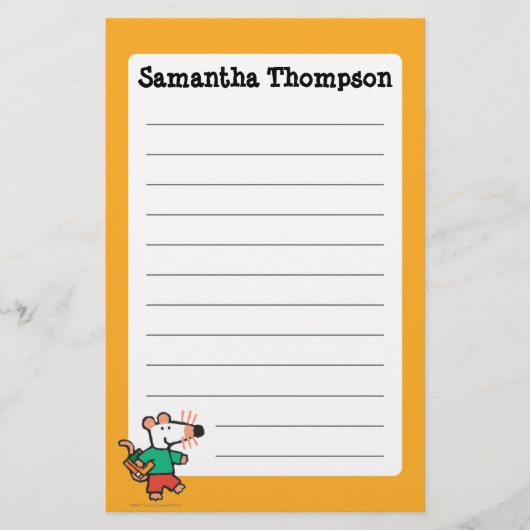 Schattige maisy-liefhebbers om te lezen briefpapier (Voorkant)