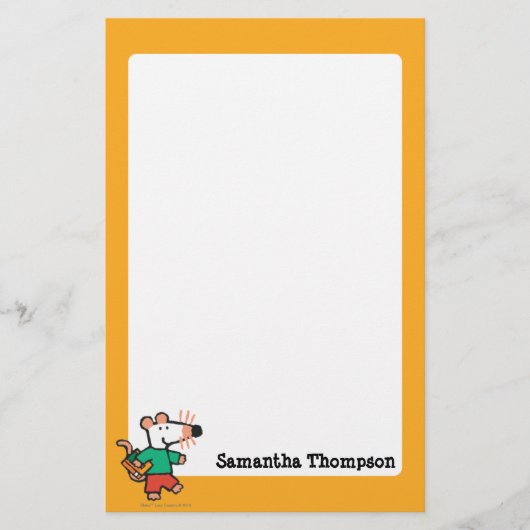 Schattige maisy-liefhebbers om te lezen briefpapier (Voorkant)