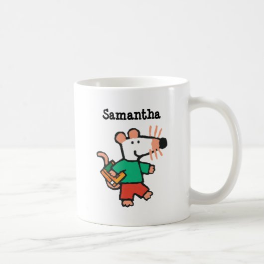 Schattige maisy-liefhebbers om te lezen koffiemok (Rechts)