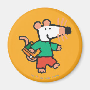 Schattige maisy-liefhebbers om te lezen magneet