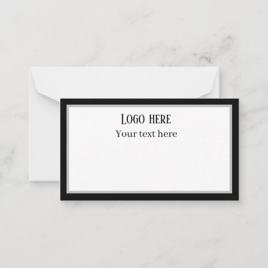 schattige make-up artiest notitiekaartje (Achterkant)