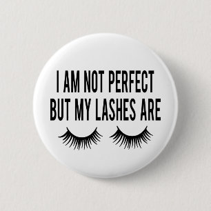 Schattige Make-up. Ik ben niet perfect, maar mijn Ronde Button 5,7 Cm