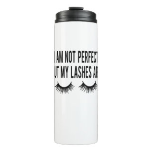 Schattige Make-up. Ik ben niet perfect, maar mijn Thermosbeker