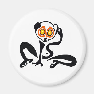 Schattige maki - Slow LORIS - Magneet