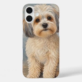 Schattige Malshi iPhone 16 Plus Hoesje