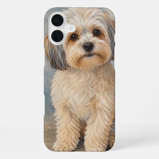 Schattige Malshi iPhone Hoesje (Achterkant)