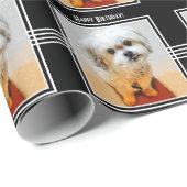 Schattige Malshi Verjaardags Verpakkingsdocument Cadeaupapier (Rol Hoek)