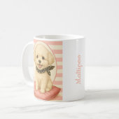 Schattige Maltipoo Koffiemok (Voorkant links)