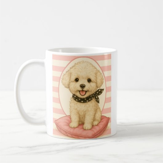 Schattige Maltipoo Koffiemok (Links)