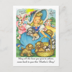 Schattige  Mam Dag Briefkaart