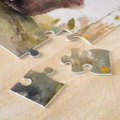 Schattige Mama & Baby beer Legpuzzel (Zijkant)
