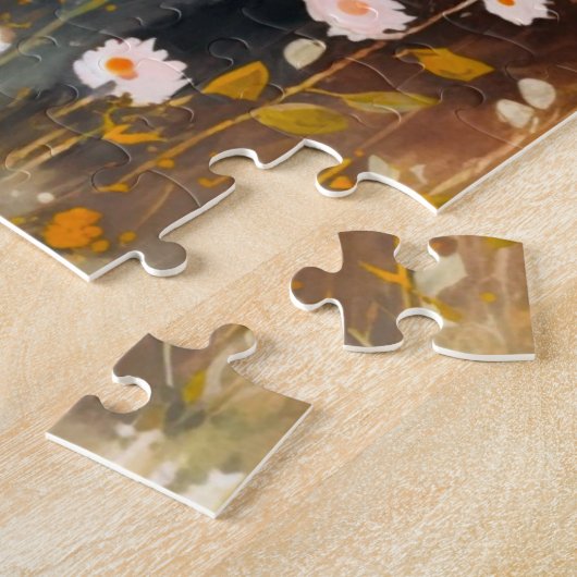 Schattige Mama & Baby beer Legpuzzel (Zijkant)