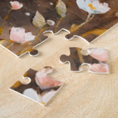 Schattige Mama & Baby beer tekst toevoegen Legpuzzel (Zijkant)