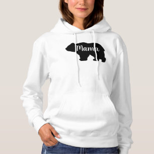 Schattige Mama beer design moederdag cadeau Hoodie
