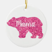 Schattige Mama beer design moederdag cadeau Keramisch Ornament (Voorkant)