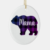 Schattige Mama beer design moederdag cadeau Keramisch Ornament (Rechts)