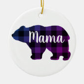 Schattige Mama beer design moederdag cadeau Keramisch Ornament (Voorkant)