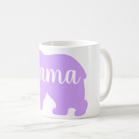 Schattige Mama beer design moederdag cadeau Koffiemok (Voorkant rechts)