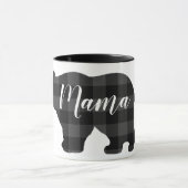 Schattige Mama beer design moederdag cadeau Mok (Midden)