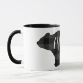 Schattige Mama beer design moederdag cadeau Mok (Links)