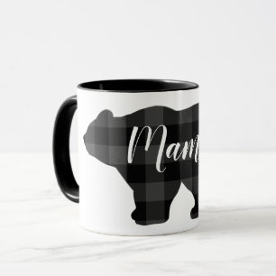 Schattige Mama beer design moederdag cadeau Mok