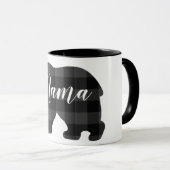 Schattige Mama beer design moederdag cadeau Mok (Voorkant rechts)