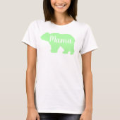 Schattige Mama beer design moederdag cadeau T-shirt (Voorkant)