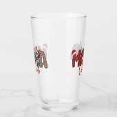 Schattige Mama Claus script Glas (Links)