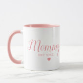 Schattige mama Est:20XX Moederdag Mok (Links)