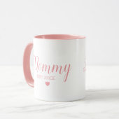 Schattige mama Est:20XX Moederdag Mok (Voorkant links)