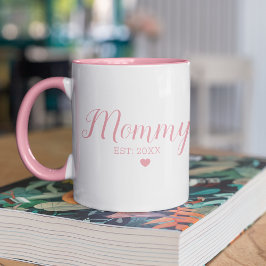 Schattige mama Est:20XX Moederdag Mok