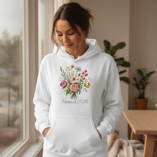 Schattige Mama Gans Est Zachte Vrouwelijke Stijl Hoodie