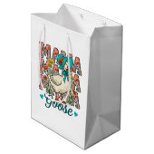 Schattige Mama gans Moederdag Medium Cadeauzakje (Achterkant Gekanteld)