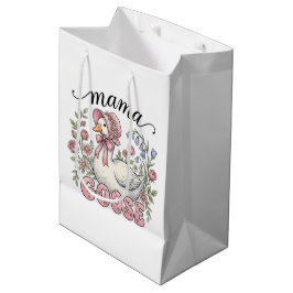 Schattige Mama gans Moederdag Medium Cadeauzakje
