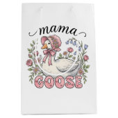 Schattige Mama gans Moederdag Medium Cadeauzakje (Voorkant)