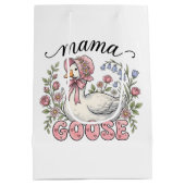 Schattige Mama gans Moederdag Medium Cadeauzakje (Achterkant)