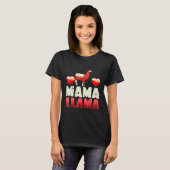 Schattige Mama Llama Aint krijgt geen tijd voor dr T-shirt (Voorkant volledig)
