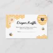 Schattige Mama-to-Bee Zomerluier Raffle Informatiekaartje (Voorkant)